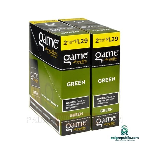 Game Cigarillos Display - Green - Image 2