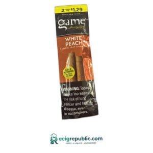 Game Cigarillos Display - White Peach