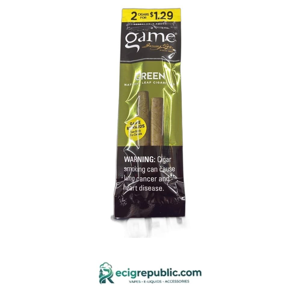 Game Cigarillos Display - Green