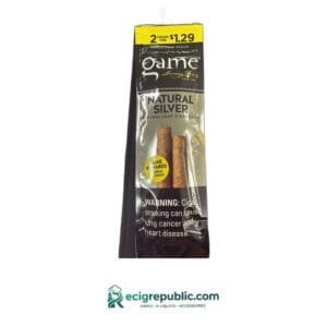 Game Cigarillos Display - Natural Silver