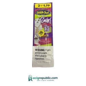 White Owl Display - Swirl Triple Grape LE